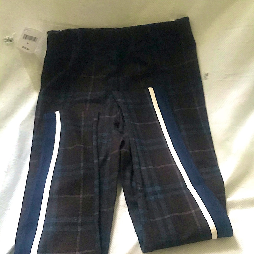 Af studio navy blue striped pants